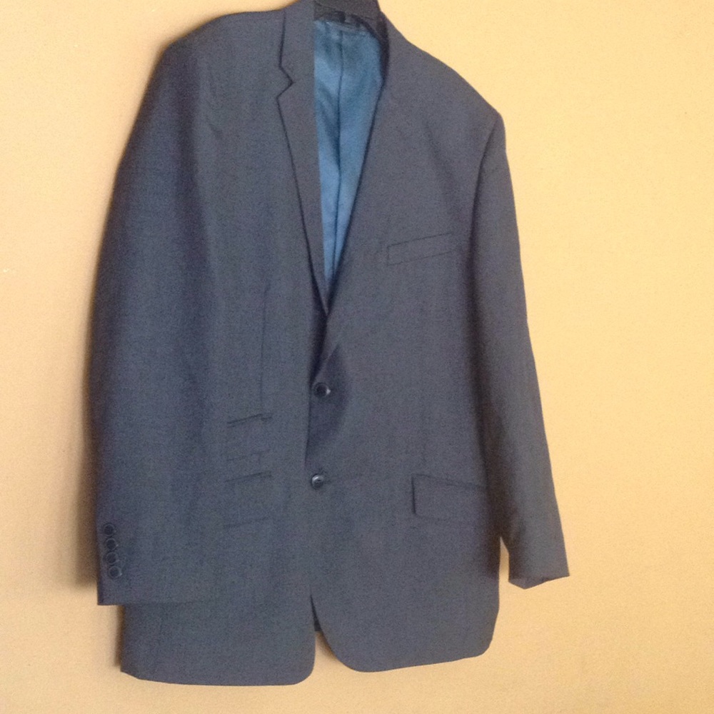 Charcoal men's suit separates